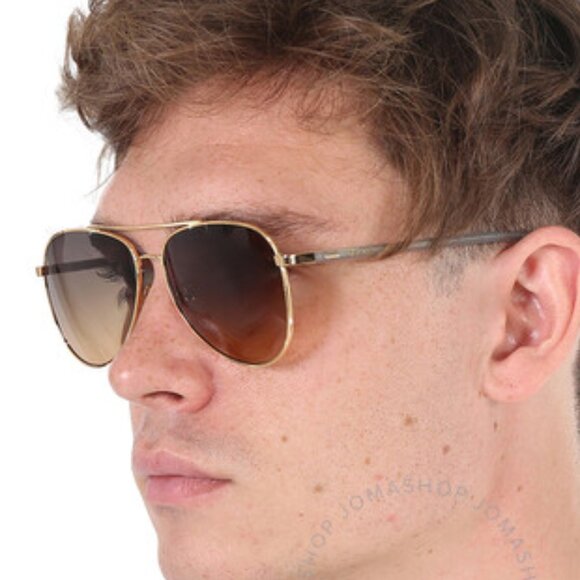 💎✨BRAND NEW✨💎Calvin Klein Brown Gradient Pilot Men's Sunglasses - Picture 5 of 5